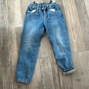 Fleece lined jeans
